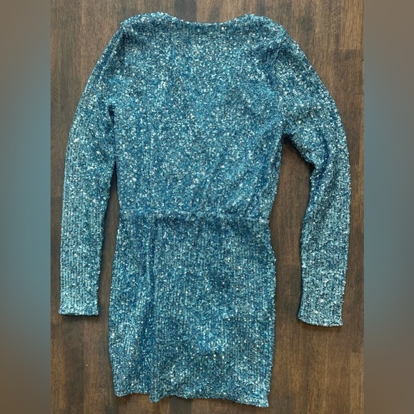 Show me your Mumu party hop frosted sequin dress - Picture 4 of 7
